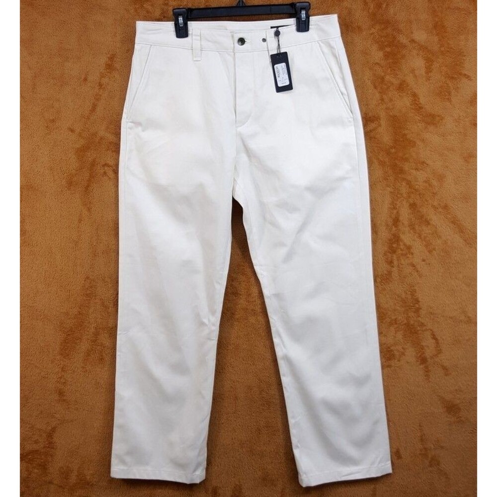 RAG & BONE Pants Mens Size 33 Off White Chino Straight Leg HAYDON $228
